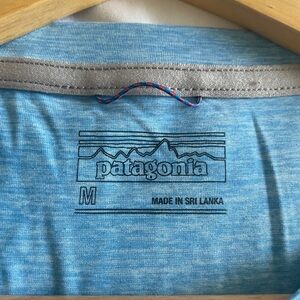 Patagonia Light Blue Women's Long Sleeve Top